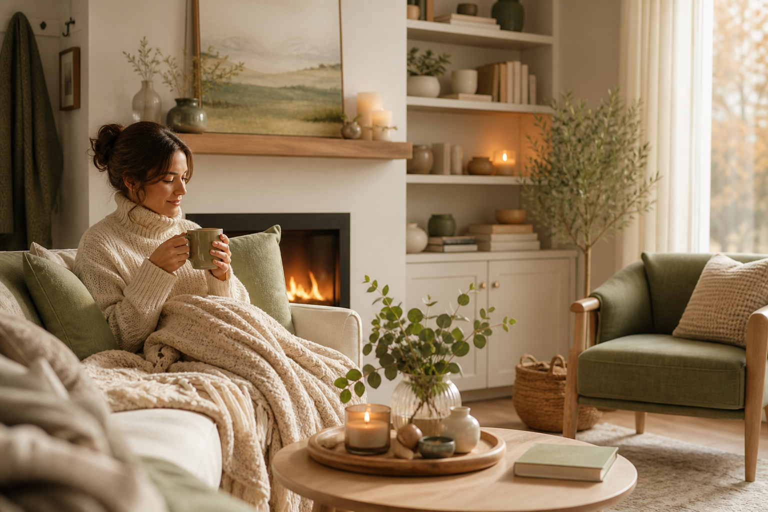 A Cozy Home Setup for the Colder Months