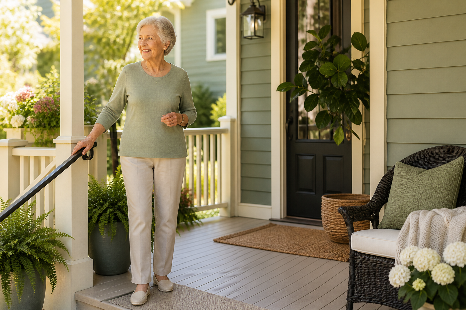 Front Porch Safety Tips for Aging in Place