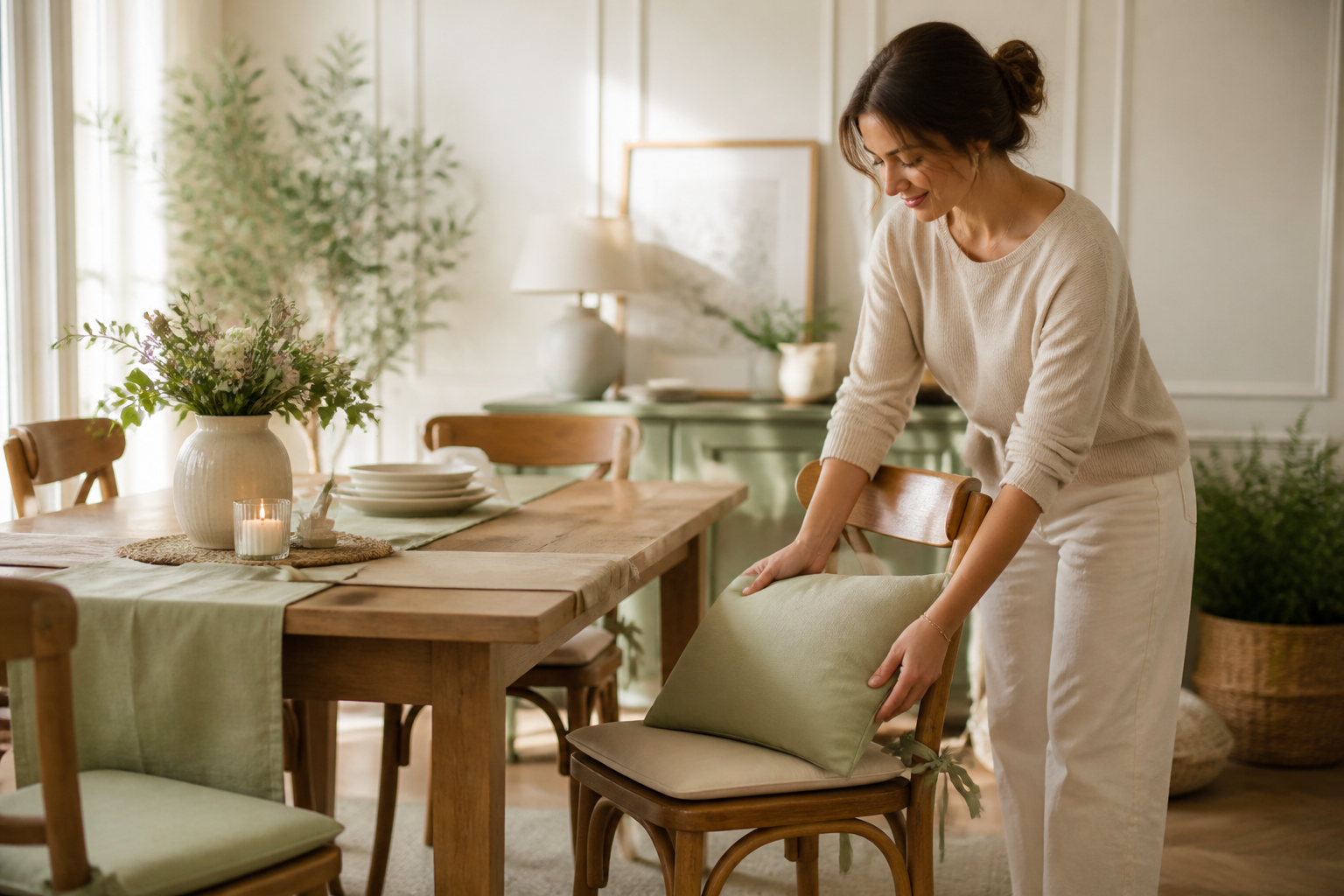 How to Add Comfort to a Hard Dining Chair