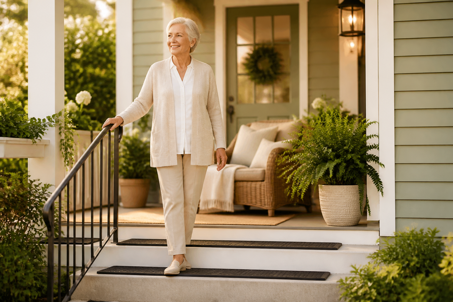 How to Make the Front Porch Safer for Seniors