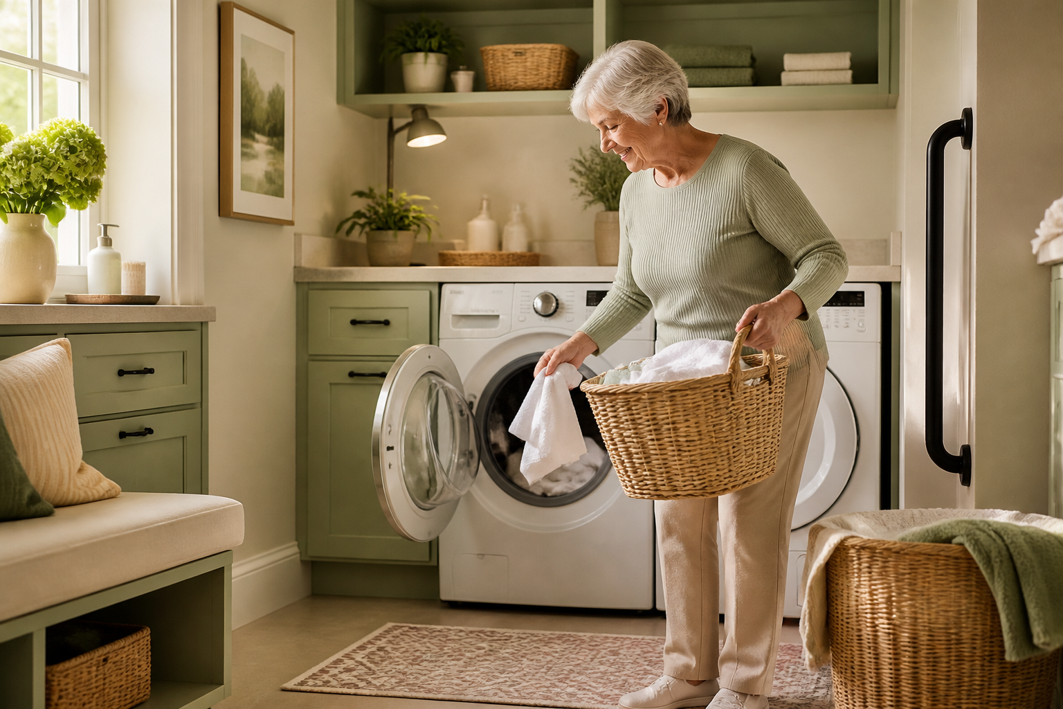 Laundry Room Safety Tips for Aging in Place
