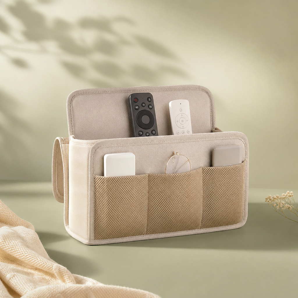Bedside Caddy & Remote Organizer