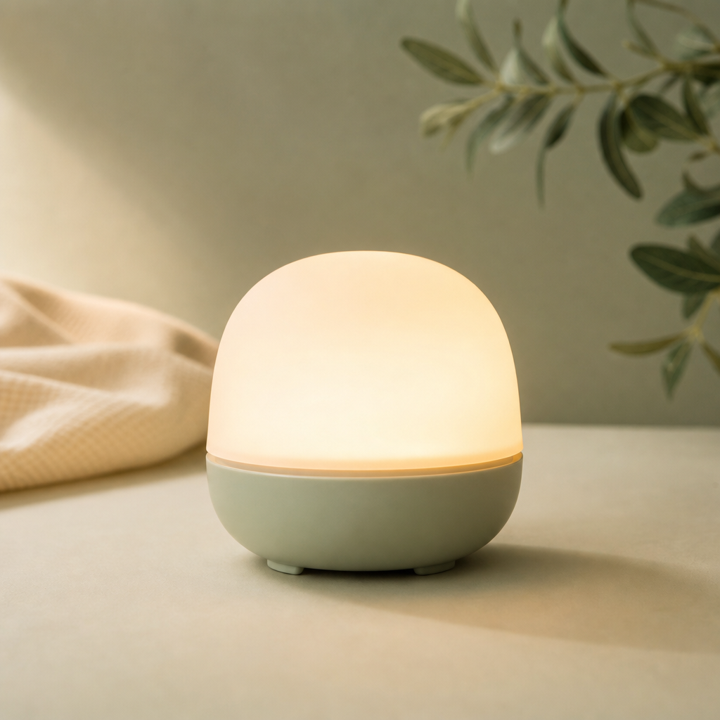 Soft-Glow Warm Bedside Night Light